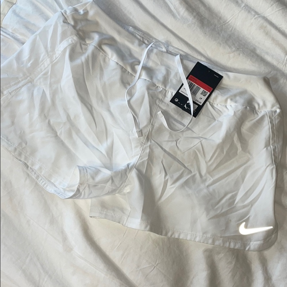White Nike Shorts